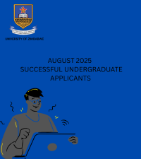 NOTICE: AUGUST 2025 SUCCESSFUL UNDERGRADUATE APPLICANTS