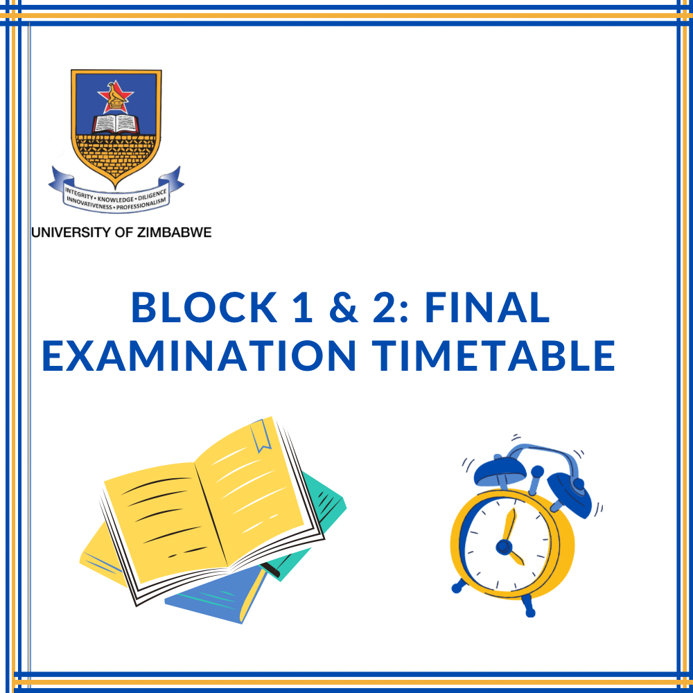 BLOCK 1 & 2 FINAL EXAMINATION TIMETABLE