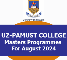 UZ-PAMUST COLLEGE: MASTERS PROGRAMMES FOR AUGUST 2024