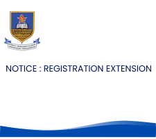 NOTICE: REGISTRATION EXTENSION 